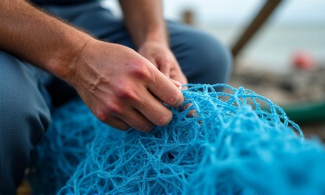 Local fisherman working